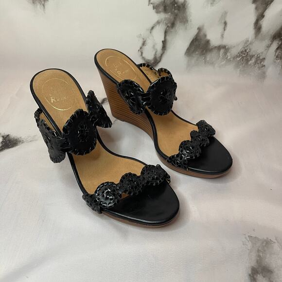 Jack Rogers Luccia Wedge Sandals Size 6.5 - Picture 2 of 9